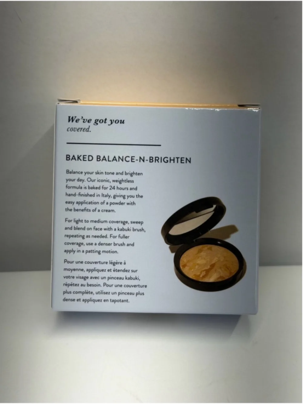 Laura Geller Baked Balance-N-Brighten Foundation Fair 0.32 oz 9g NIB